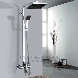Chrome Square Shower