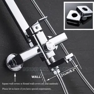 Chrome Square Shower