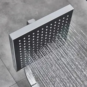 Chrome Square Shower