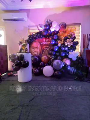 Small Surprise Birthday Decor at Emperor's Restaurant Ikeja