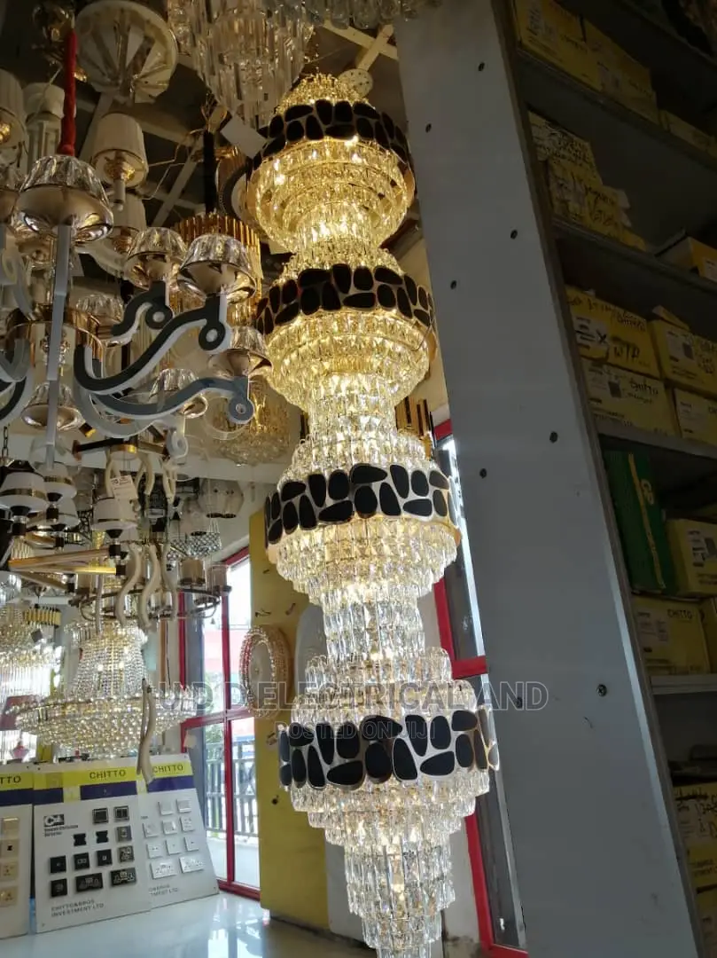Modem LED 12ft Crystal Chandelier By1200 Dubai Light