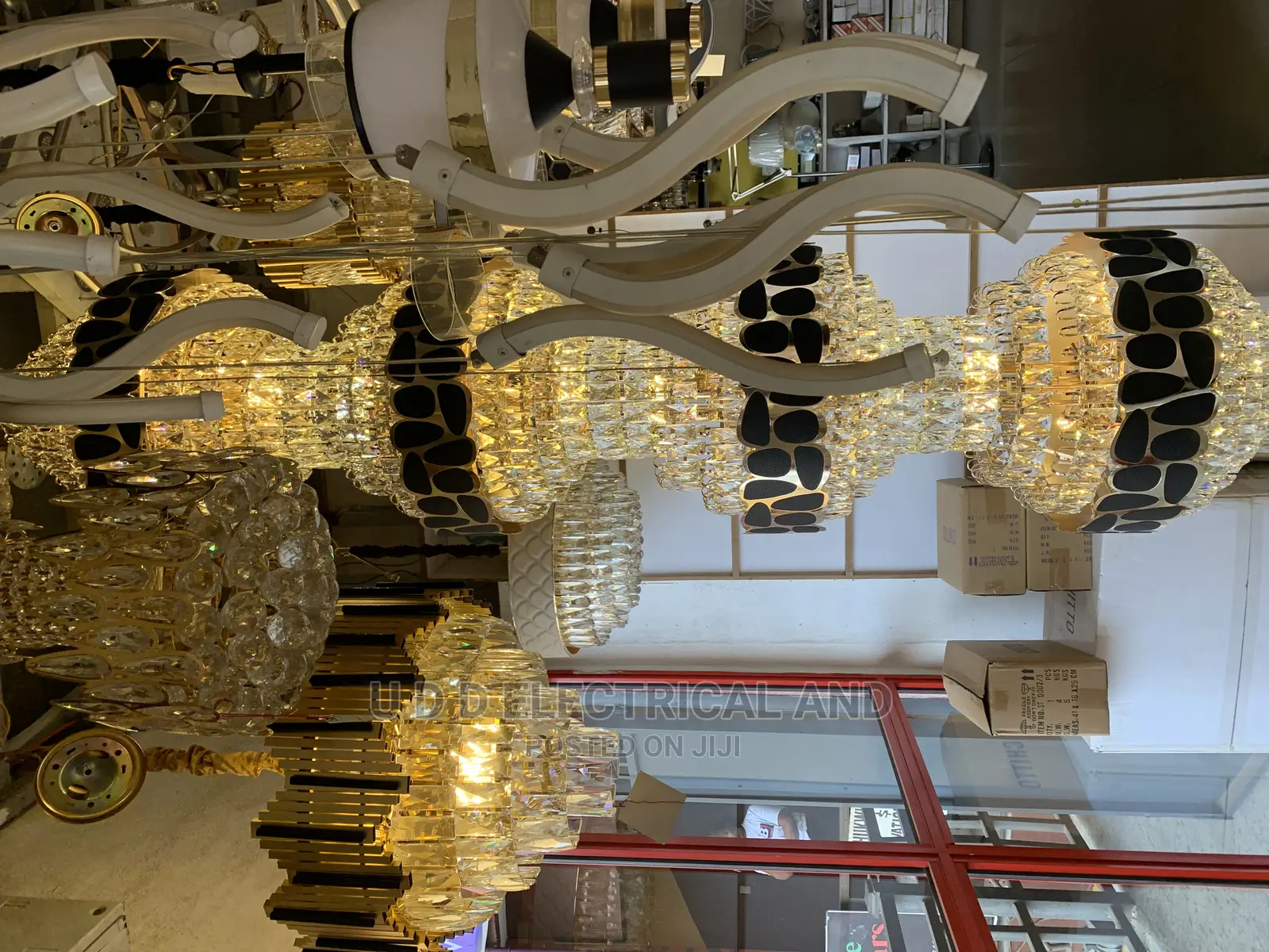 Modem LED 12ft Crystal Chandelier By1200 Dubai Light