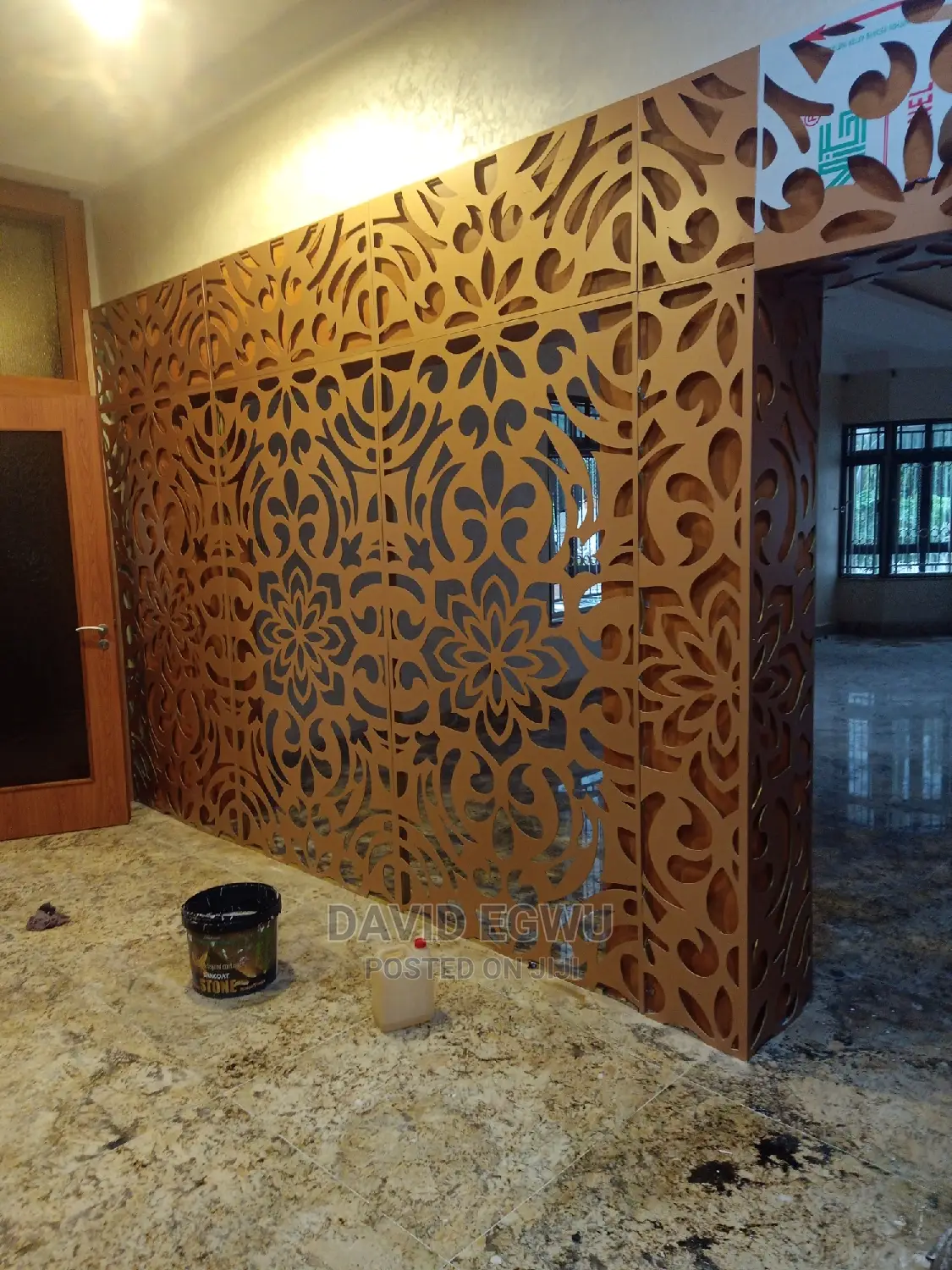 Laser Cut Design Partitions