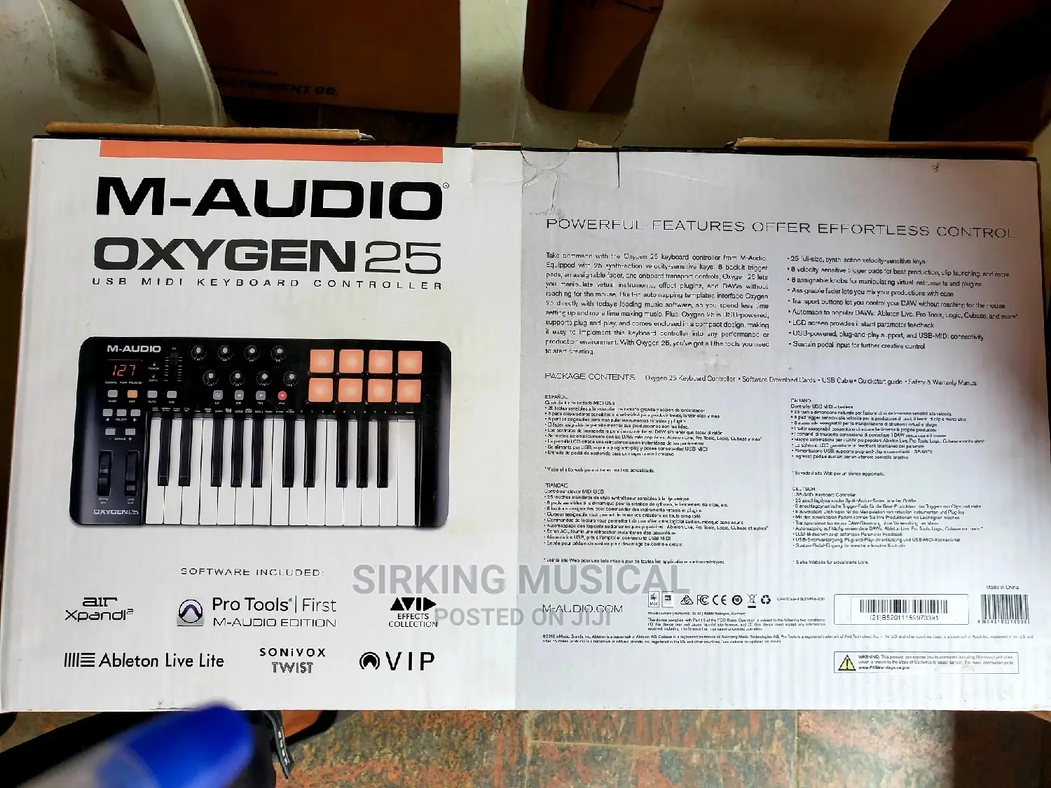 M Audio Oxygen 25 - USB MIDI Keyboard Controller