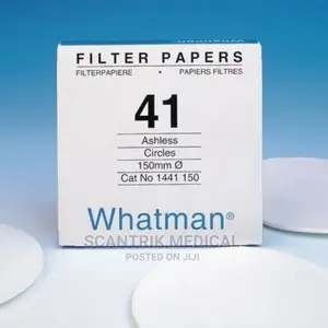 Filter Paper Use for Precision Quantitative Analysis Diamete
