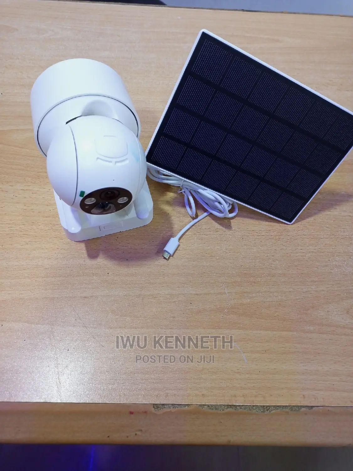 PT Solar Powered Battery 360 Degrees Camera Indoor.