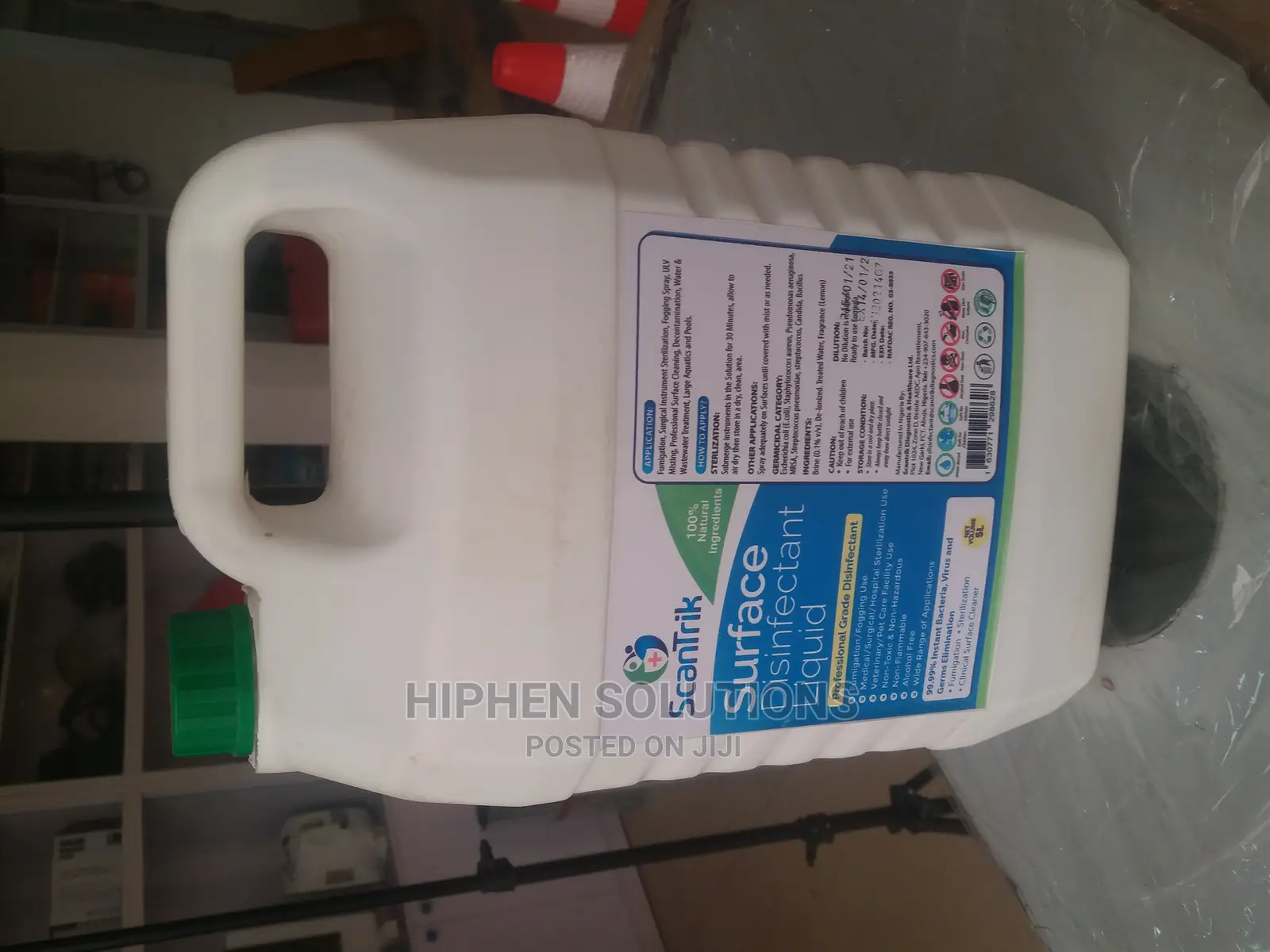 Non Corrosive Disinfectant Liquid