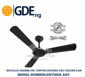 Havells Enticer Art 1200mm Decorative, Dust Resistant Fan.