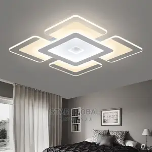 Acrylic Elegant Home Modern LED Ceiling Warm Light
