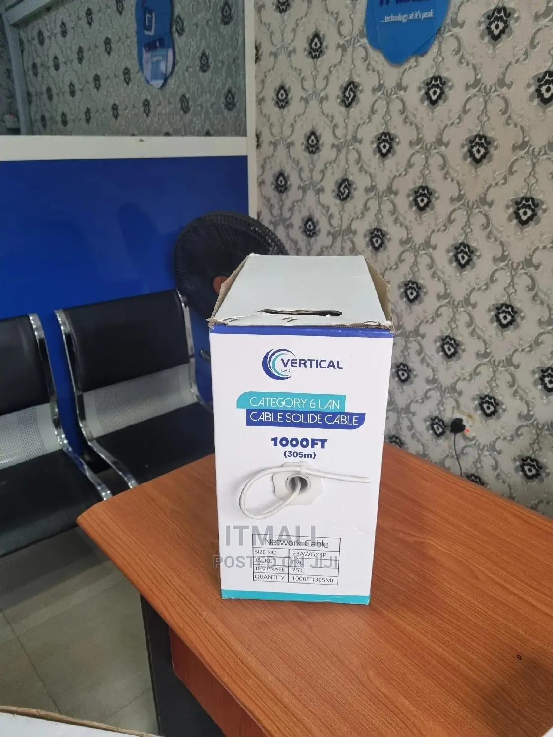 Vertical Cat6 Cable