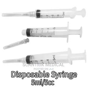 High Quality Disposable Syringe and Needle - 5ml