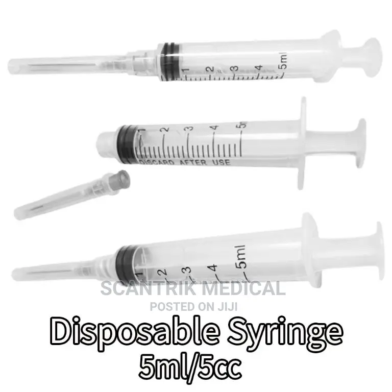 High Quality Disposable Syringe and Needle - 5ml