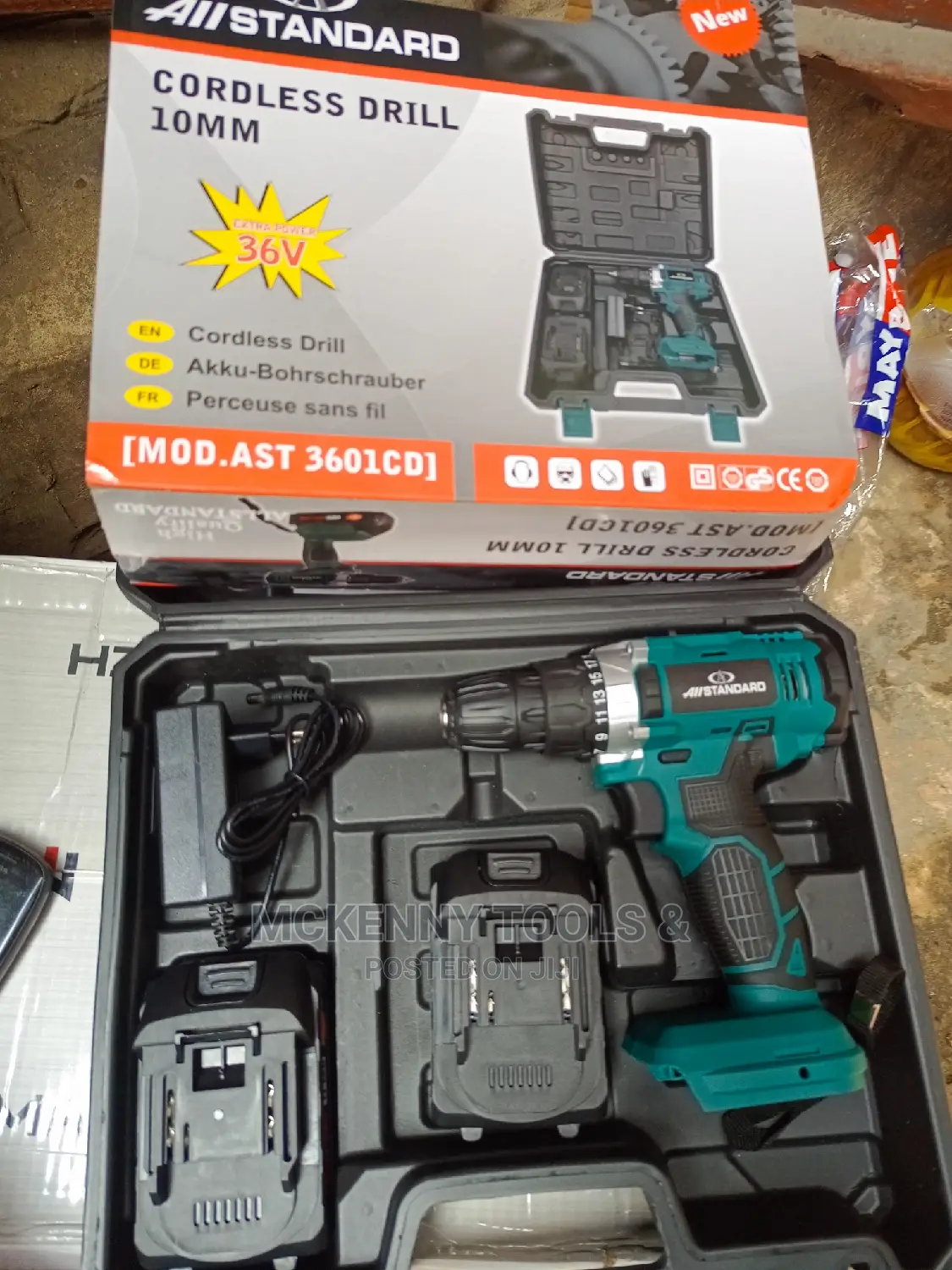 Screw Machine 36v Cordless Lithium Battery