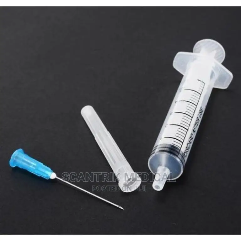 Sterile Hypodermic 5 ML Syringe With Needle