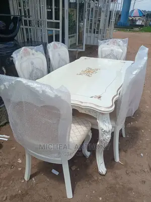 Loyal Wood Dining Table With Six Chair