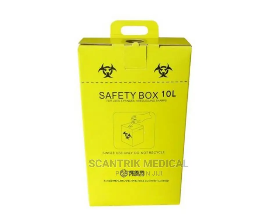 Quality Yellow Sharp Safety Box for Syringe