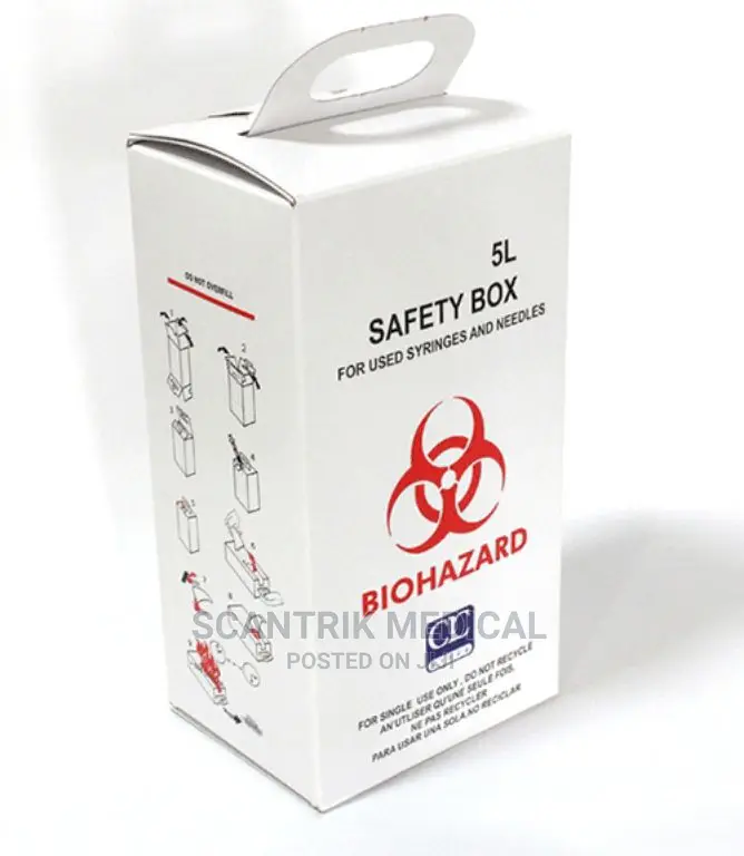 5l Collecting Needles and Syringes Sharp Container Box