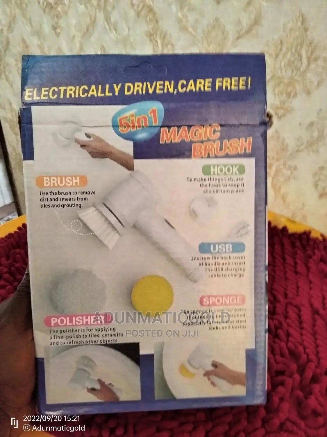 Electronic Magic Cleaning Brush 5 in 1