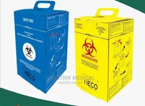 Portable Medical Biohazard Safety Box for Syringes