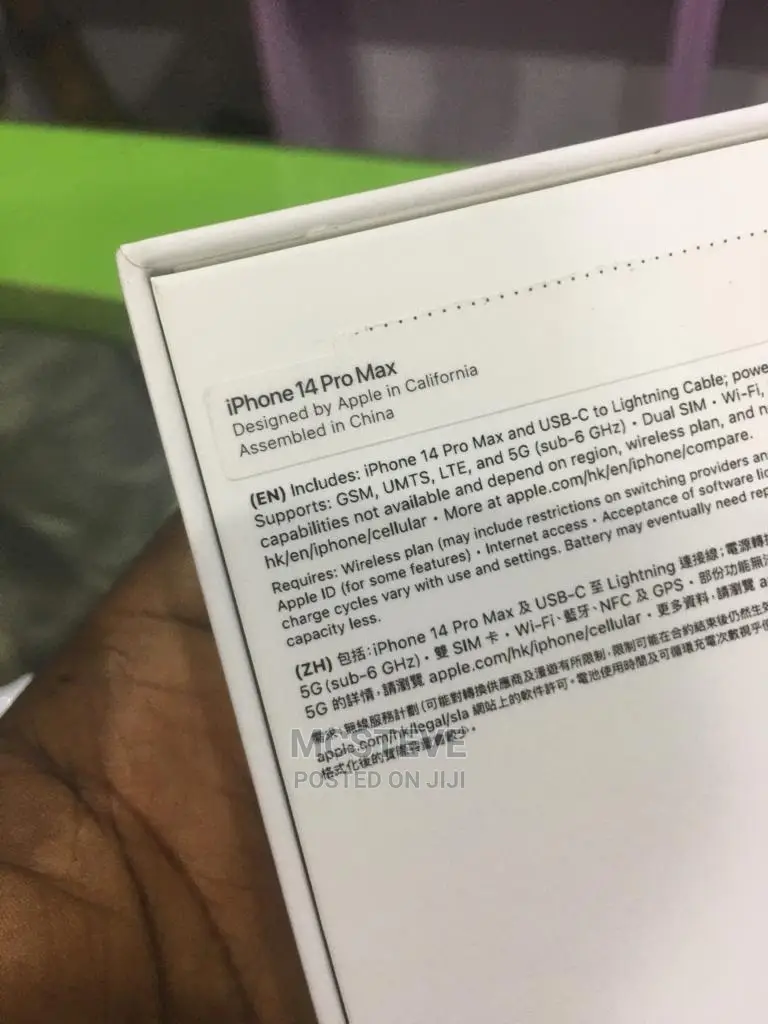 New Apple iPhone 14 Pro Max 128 GB Black