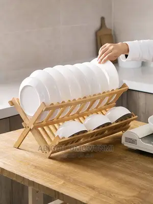 Wooden Plate Rack