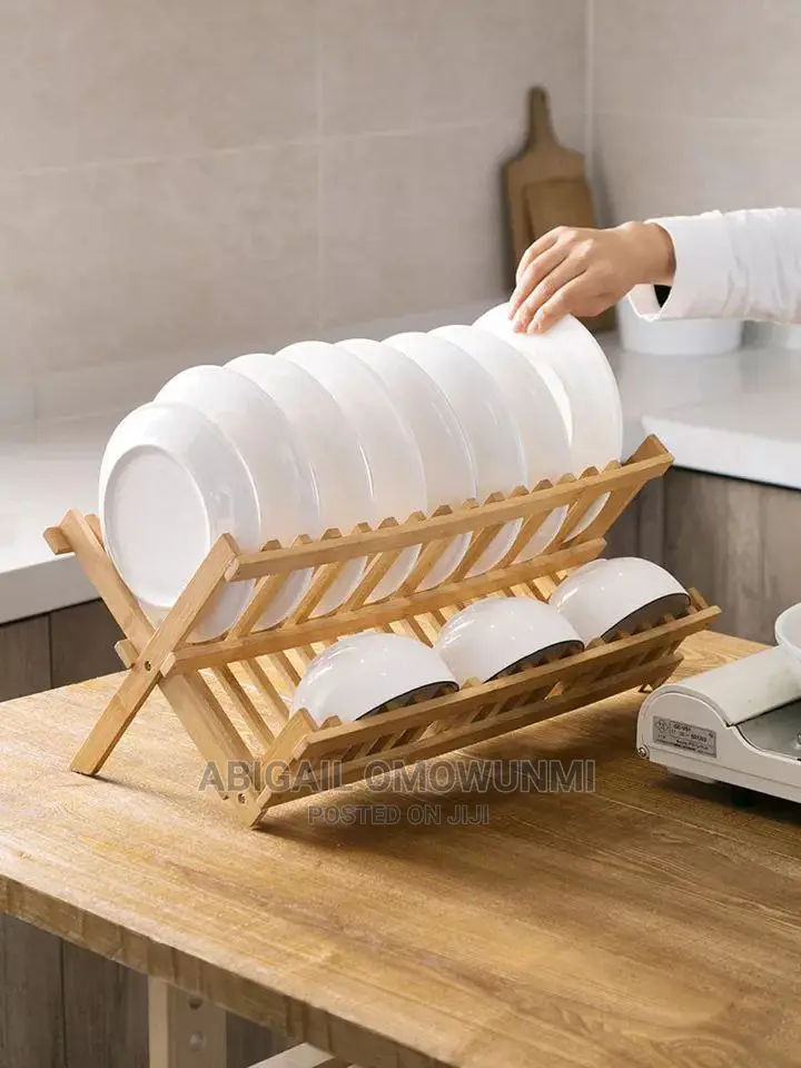 Wooden Plate Rack