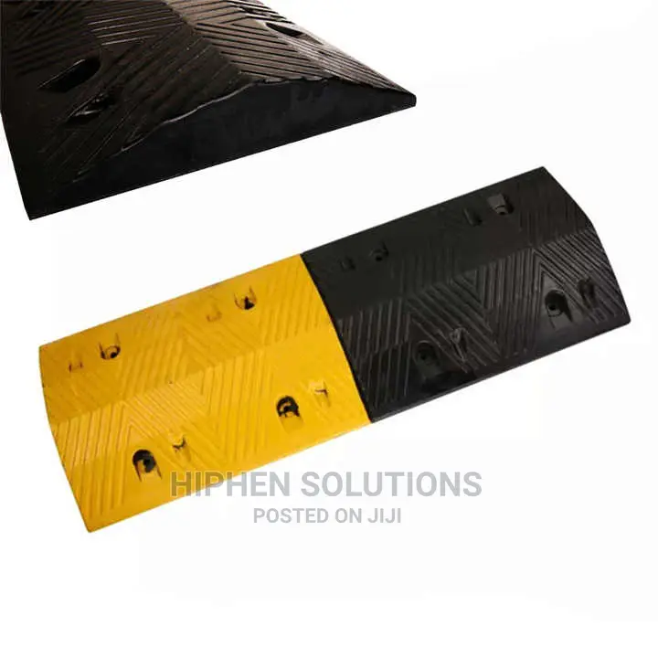 Portable Roadway 50mm Rubber Speed Bump