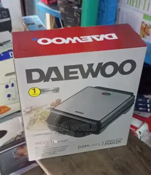 Original Daewoo Sandwich Maker Four Face Warranty
