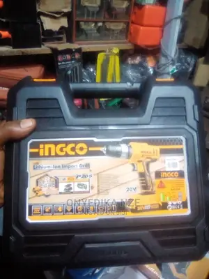 Ing-Co- Lithium-Lon Impact Cordless Drill