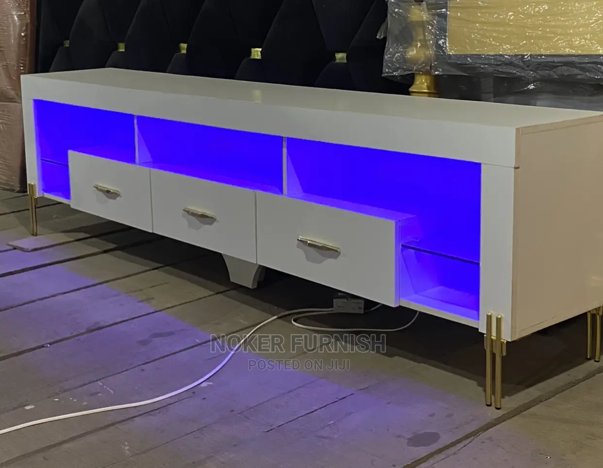 Available Tv Console With Led Light