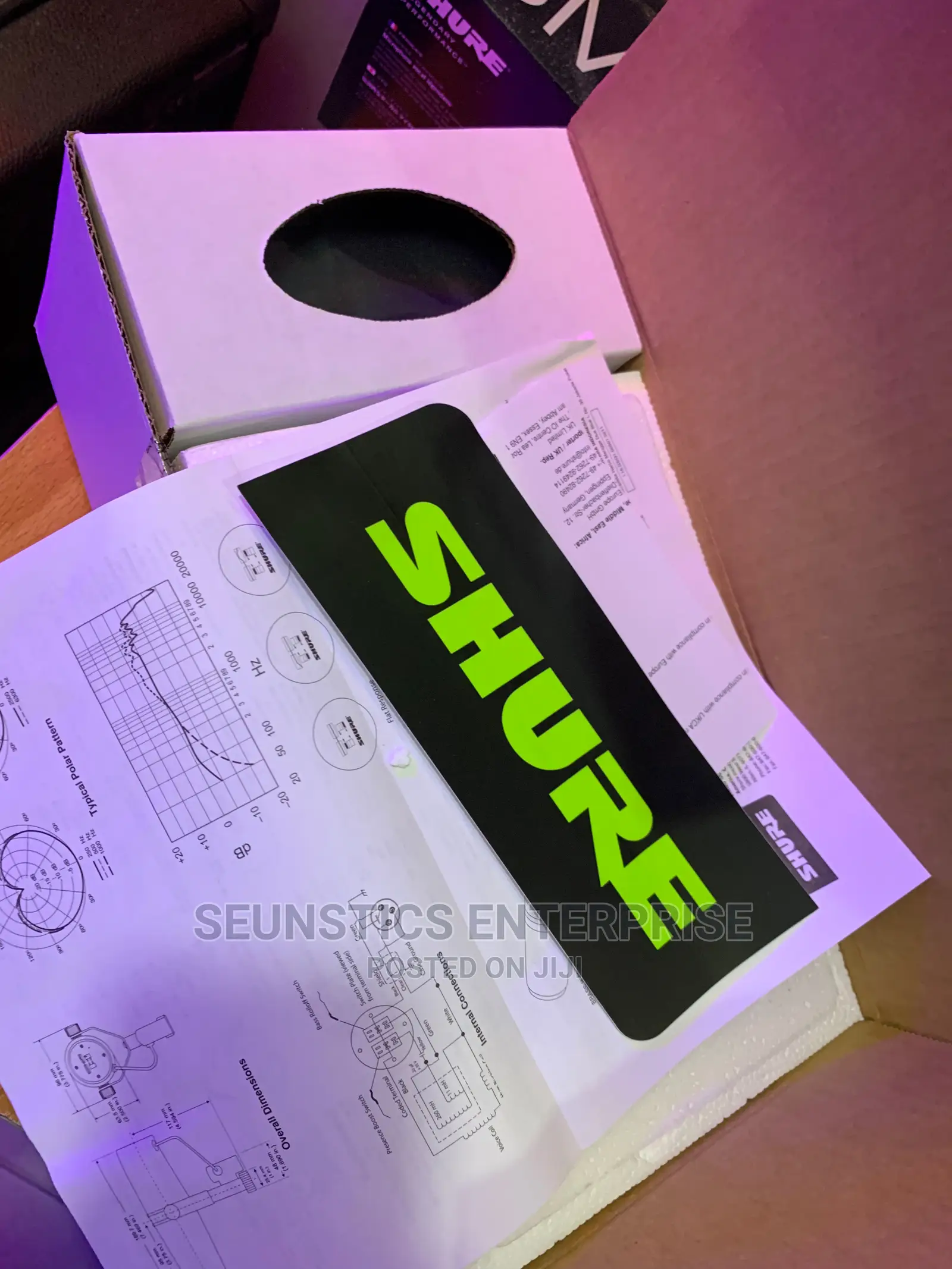 Professional Shure SM7B Microphone
