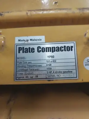 Plate Compactor Yp80