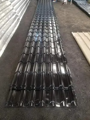 Aluminum Step Tiles and Metcopo Roofing Sheet