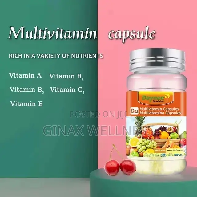 Multivitamin Capsules | With Vitamin A, B1, B2, C1 E.