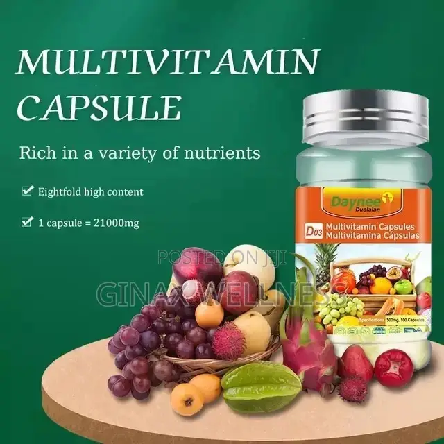 Multivitamin Capsules | With Vitamin A, B1, B2, C1 E.
