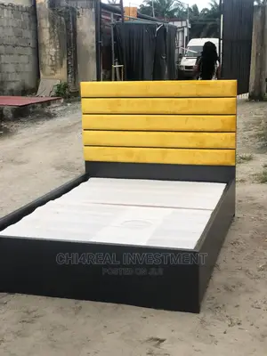 4.5 by 6 Solid and Reliable Suede Bedframe