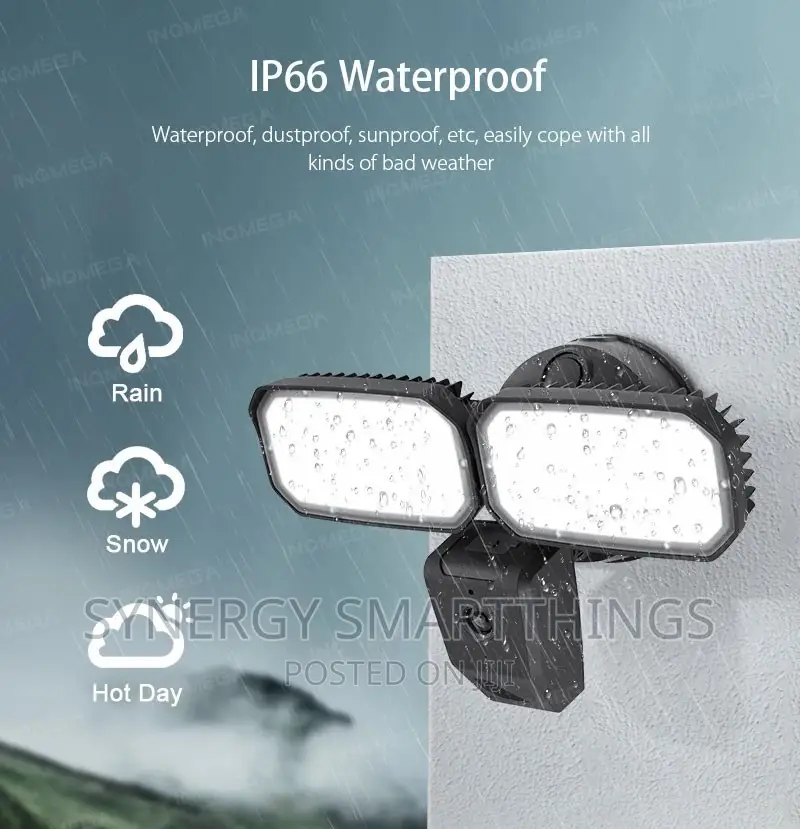 Tuya Smart Wifi Floodlight With Motion Sensor