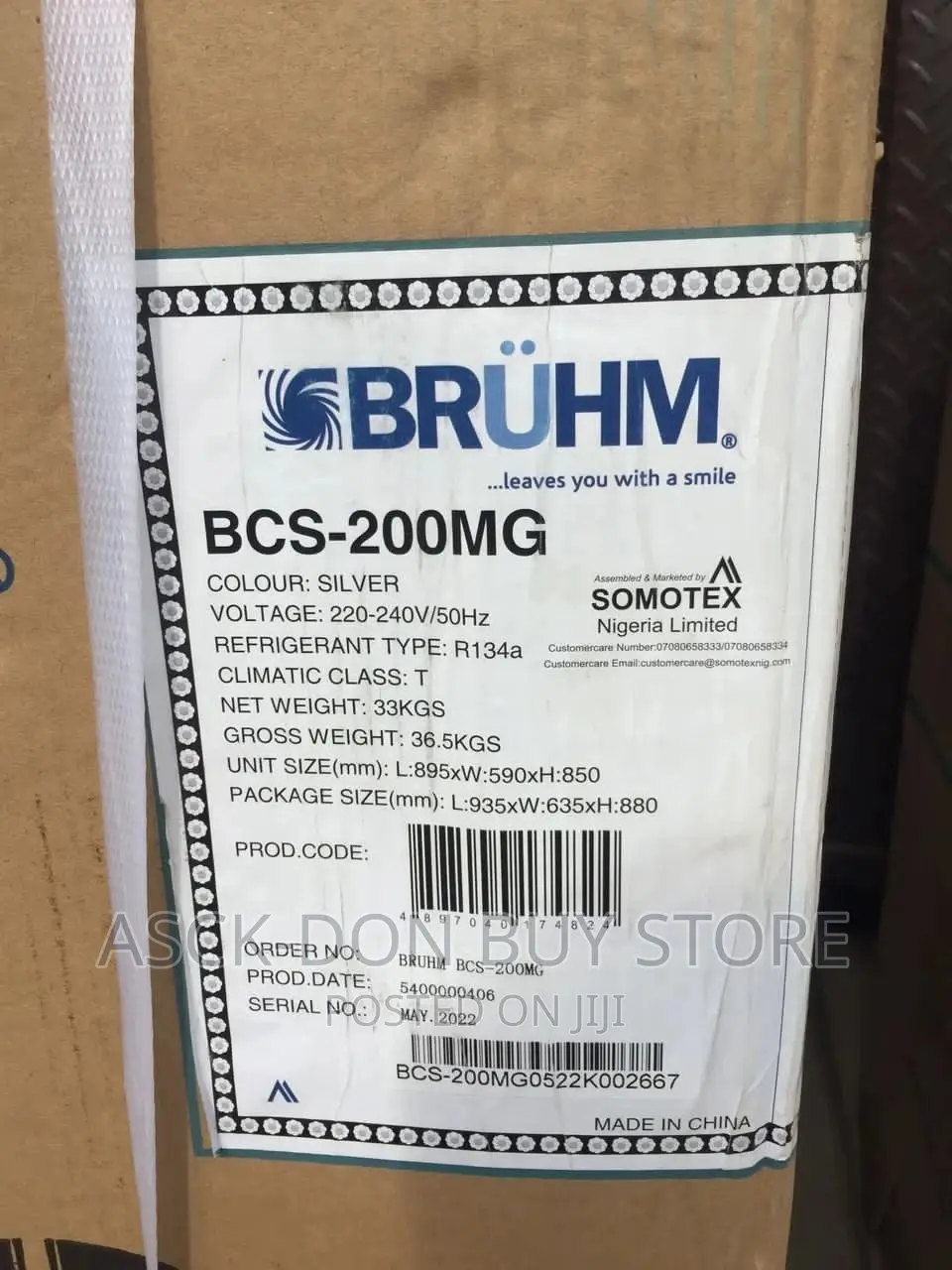 Bruhm 200liters Chest Freezer (Ice Maker Mode)
