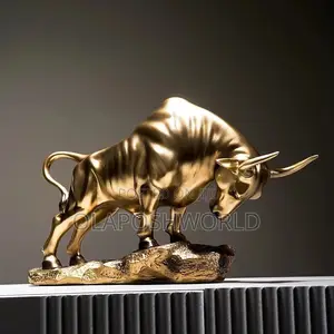 Gold Bull Figurine