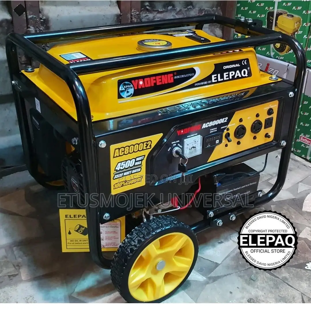 4.5kva Elepaq Yaofeng Copper Generator