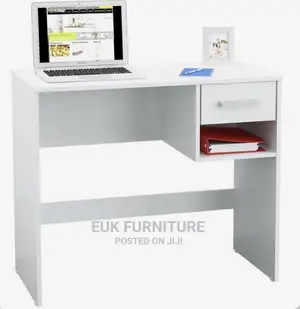 A Table and a Drawer With Shelf