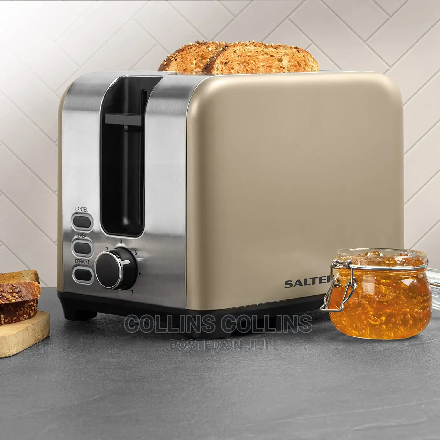 Salter EK4536GOLD Olympus 2 Slice Toaster