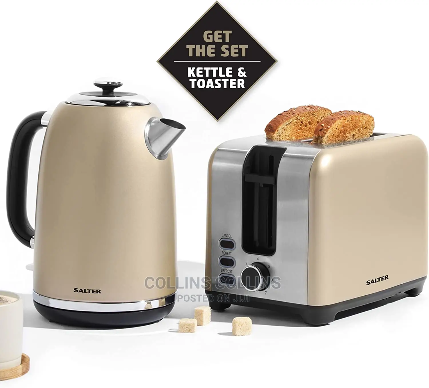 Salter EK4536GOLD Olympus 2 Slice Toaster