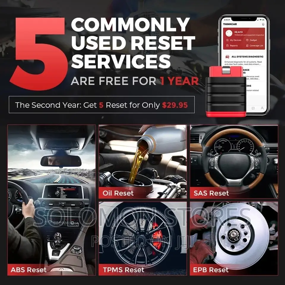 Car Scanner Thinkcar Thinksafe Obd2 Bluetooth
