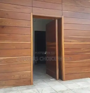 Natural Wood Pivot Doors