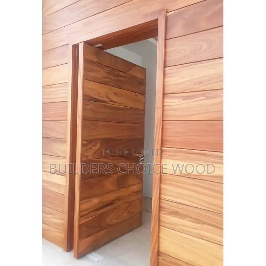 Natural Wood Pivot Doors