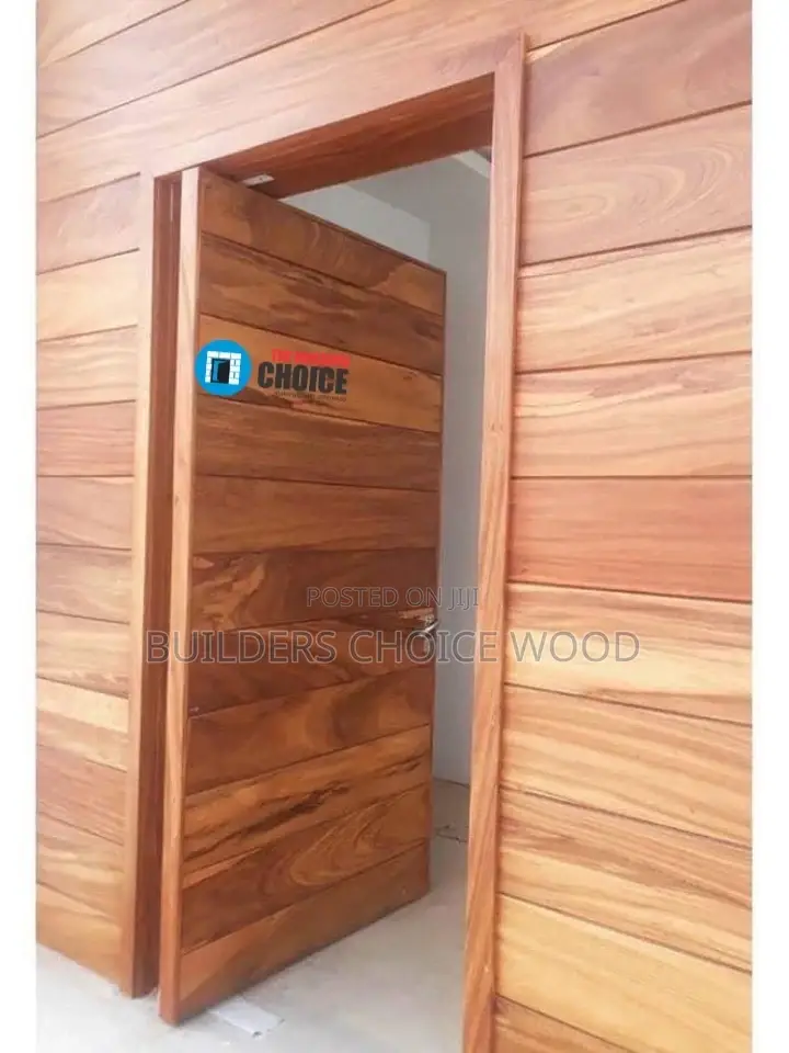 Natural Wood Pivot Doors