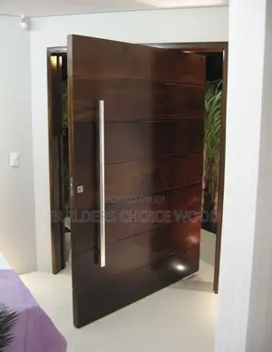 Natural Wood Pivot Doors