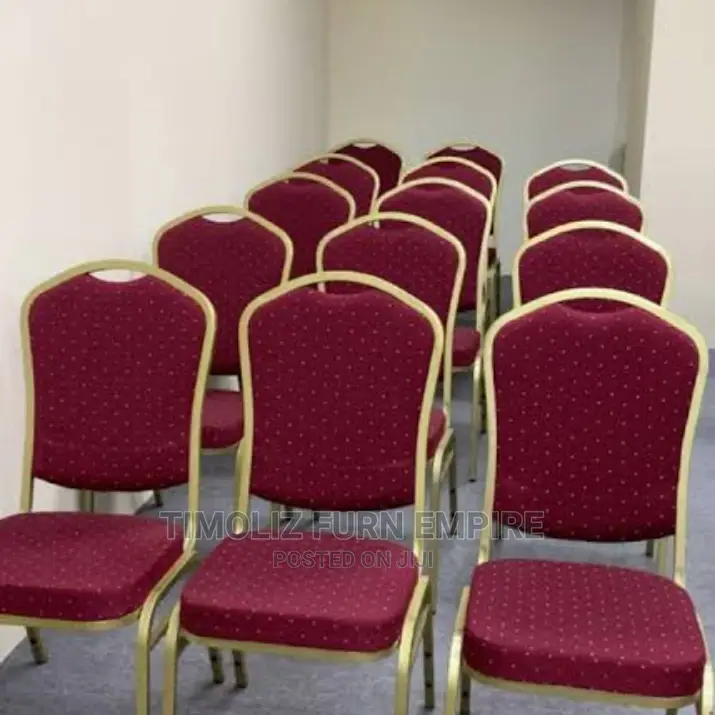 Auditorium Chairs, Available In Red And Blue Colours.