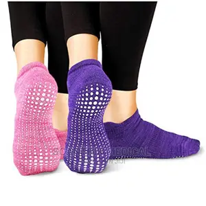 Yoga Socks With Grips for Women and Men Non Slip, Pilates,